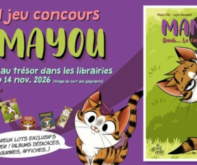 Grand jeu concours Mamayou, quiz et chasse au trésor en librairie du 8 octobre au 14 novembre 2026